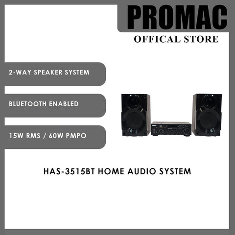 HAS-3515BT <br> Micro Component Amp and Speaker Combo