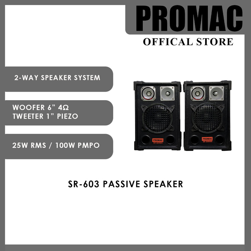 SR-603 6" Passive Speaker System