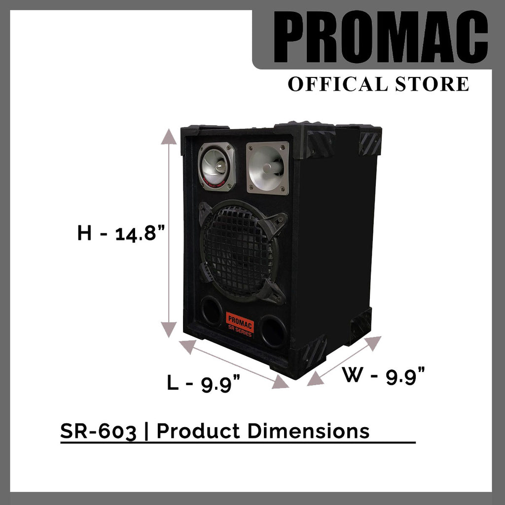 SR-603 6" Passive Speaker System