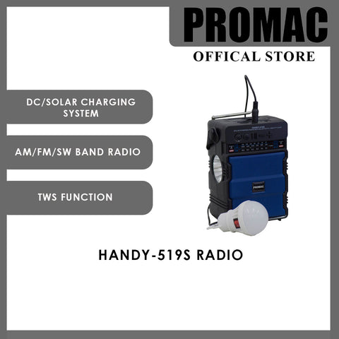 HANDY-519S <br> Portable Solar Powered Radio with Bluetooth