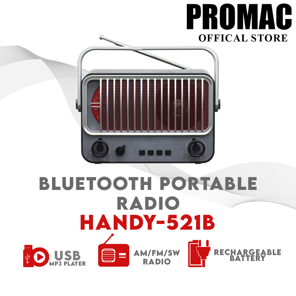 HANDY-521B Bluetooth Portable Radio