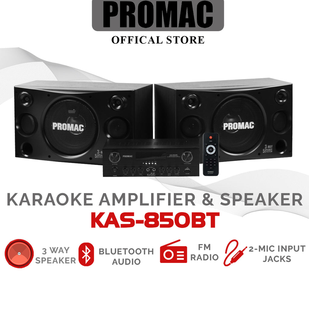 KAS-850BT <br> Karaoke Audio System <br><br>