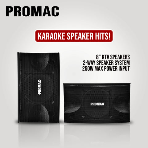 KTV-825  8" KTV Speaker System