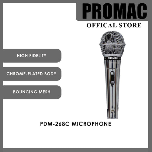 PDM-268C <br> Chrome Design Microphone <br> <br>