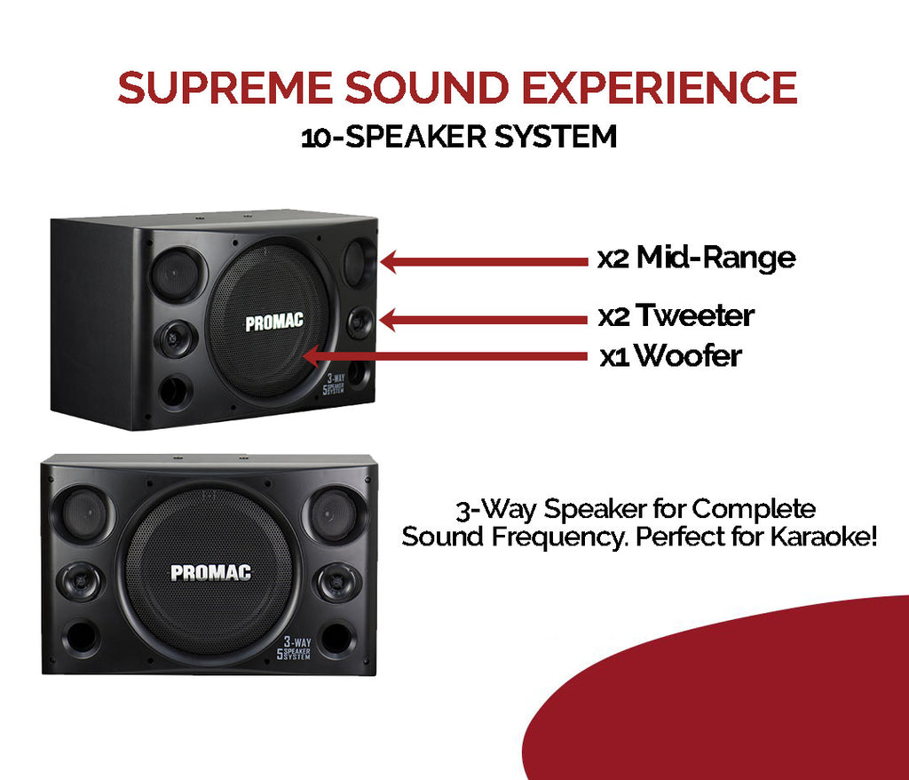 KAS-1080BT <br> Karaoke Speaker and Amplifier SET